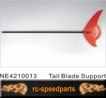 Artikel Bild: NE4210013 - Tail Blade Support rot