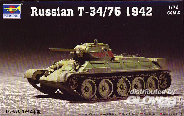 Artikel Bild: 07206 - Russian T-34-76 Model 1942