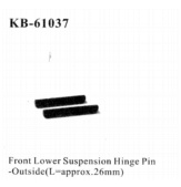 Artikel Bild: KB-61037 - Front Lower Susp. Hinge Pin 26mm