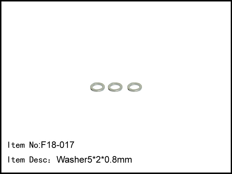 Artikel Bild: F18-017 - Washer5*2*0.8mm Diff Thrust Plate (3pcs)