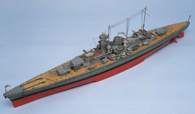 Artikel Bild: 3625000 - Scharnhorst Schlachtschiff Bausatz