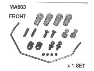 Artikel Bild: MA603-b - Front Antiroll Bar Set