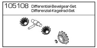 105108 - Differenzial-Kegelrad-Set