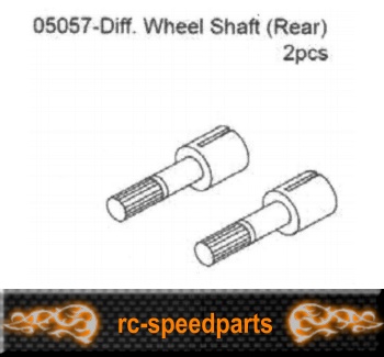 05057 - Diff Wheel Shaft (Rear) 2 Stck