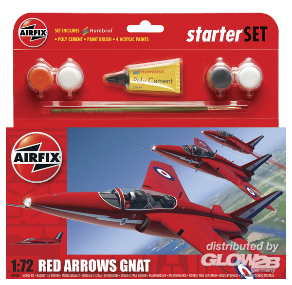 A50080 - Red Arrows Gnat Kleines Einsteiger-Set