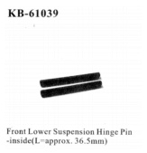 KB-61039 - Front Lower Susp. Hinge Pin 36,5mm
