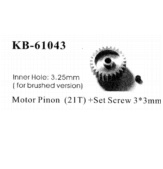KB-61043 - Motor Pineon 21T + Screw