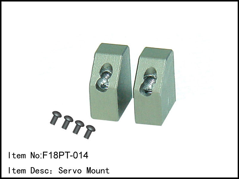 F18-PT-014 - CNC Alloy Servo Mount