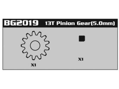 Artikel-Bild-BG2019 - 13T Pinion Gear