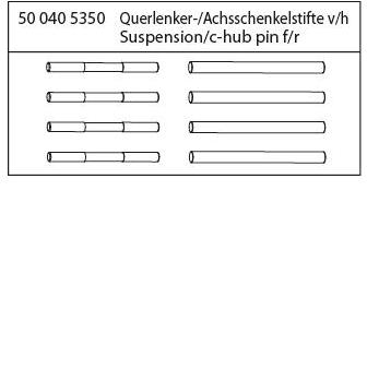 500405350 - Querlenker-/Achsschenkelstifte v/h