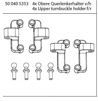 500405353 - obere Querlenkerhalter (4 Stck)