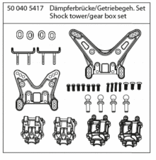 500405417 - Dämpferbrücke + Getriebegehäuse Set