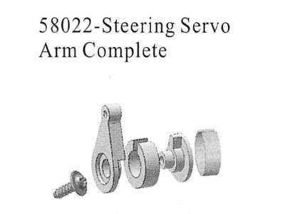 58022 - Steering Servo Arm Complete