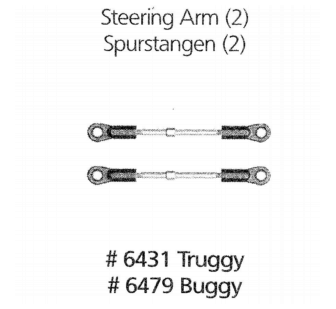6479 - Spurstangen 2 Stck Buggy 2013