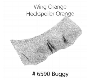 6590 - Heckspoiler orange Buggy 2013