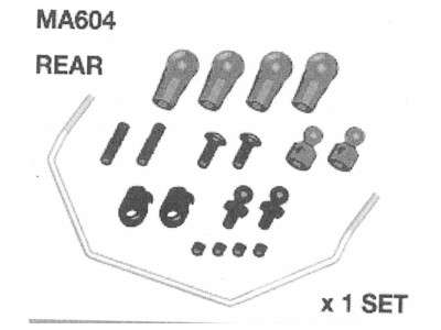 MA604-b - Rear Antiroll Bar Set