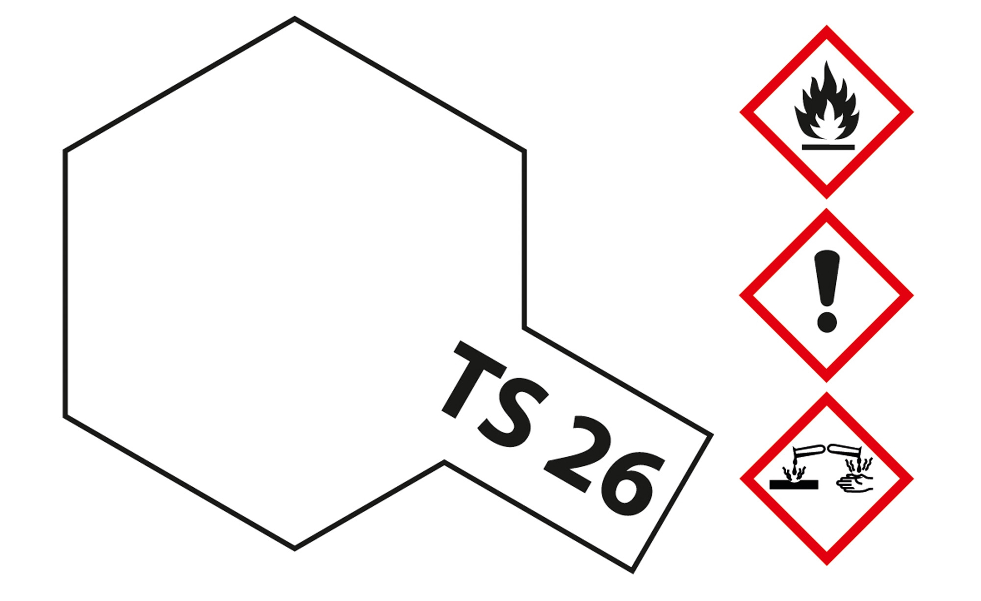 85026 - Tamiya TS-26 weiß