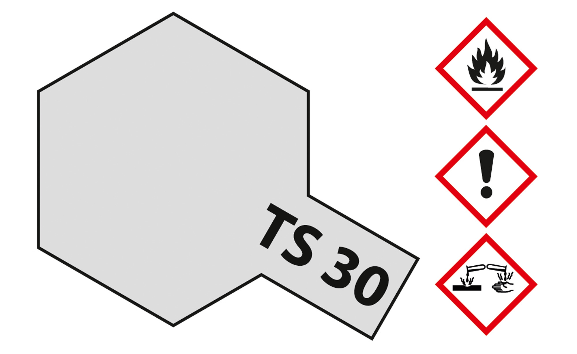 85030 - Tamiya TS-30 metallic silber