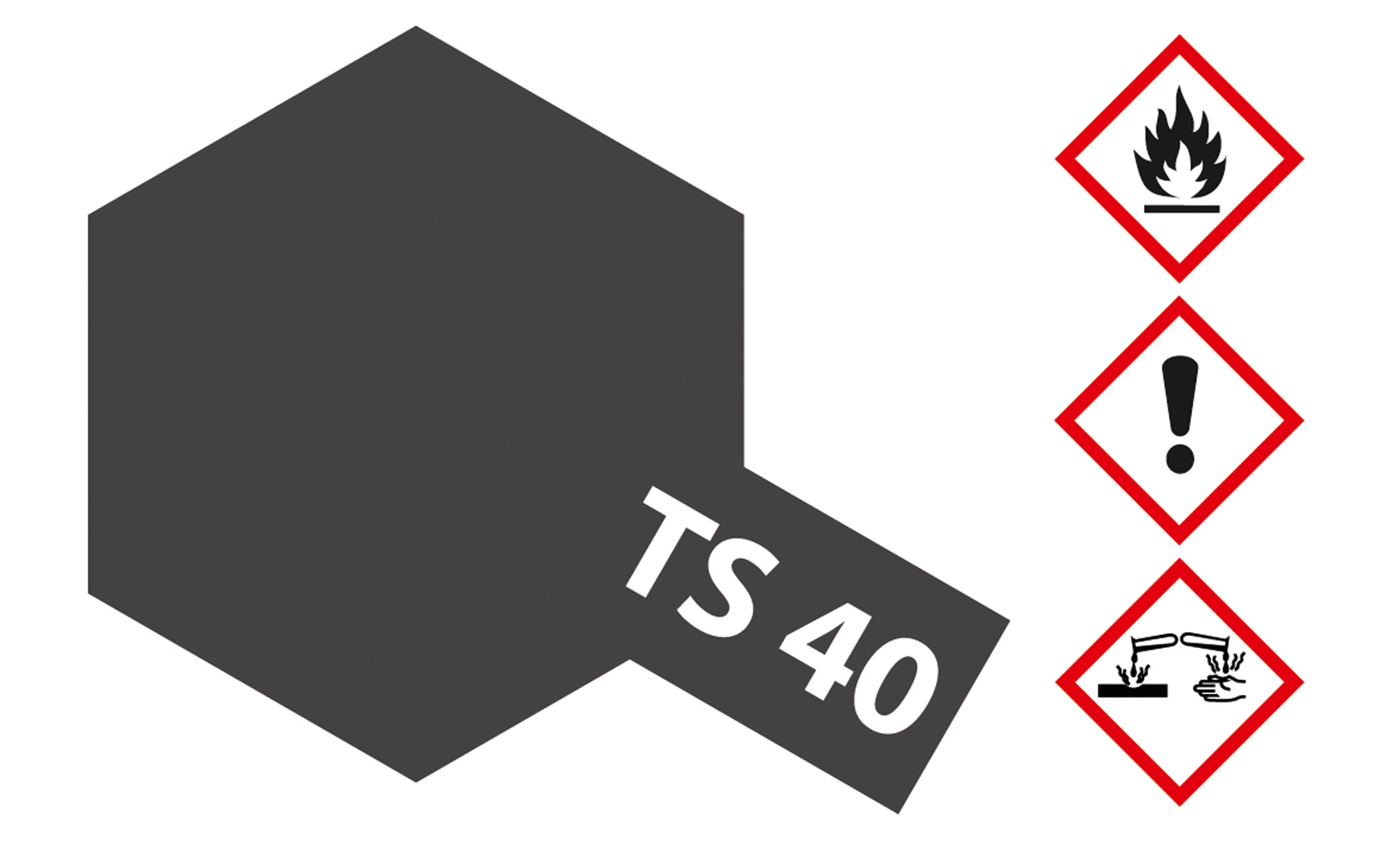 85040 - Tamiya TS-40 schwarz metallic