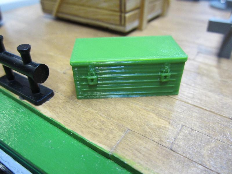 Werkzeugkasten grün 26x10x13mm 1:25 oder 1:33 - 19338 - 546 - 0 - 1