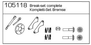 Artikel Bild: 105118 - Komplett-Set Bremse