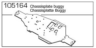 Artikel Bild: 105164 - Chassiplatte Buggy