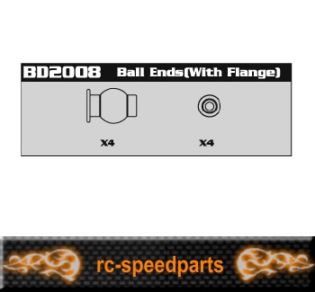 Artikel Bild: BD2008 - Ball Ends with Flange