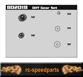 Artikel Bild: BD2018 - Diff Gear Set