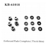 Artikel Bild: KB-61018 - Enforced Pads Complete