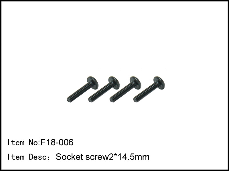 Artikel Bild: F18-006 - Socket screw2*14.5mm (4pcs)
