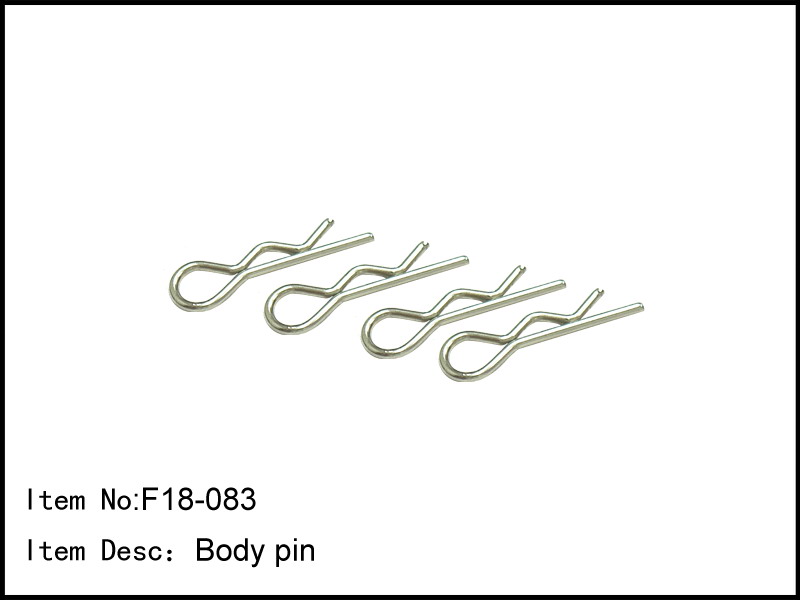 Artikel Bild: F18-083 - F18 Body pin