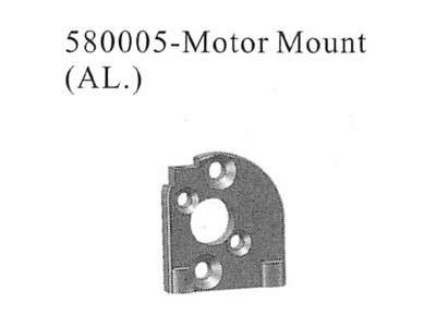 Artikel Bild: 580005 - Motor Mount (AL)