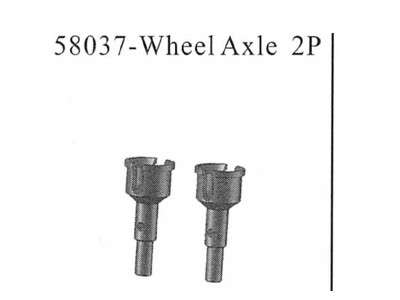 Artikel Bild: 58037 - Wheel Axle 2Stck.