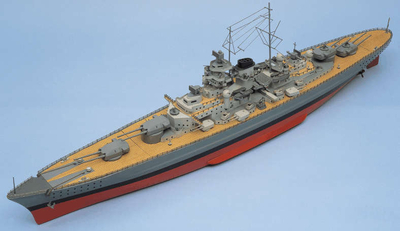 Artikel Bild: 362000 - BISMARCK Schlachtschiff Bausatz