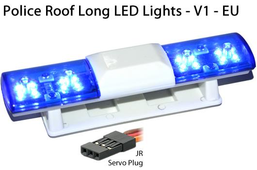 Artikel Bild: HRC8731B - Lichtset Police blau Dachleuchte