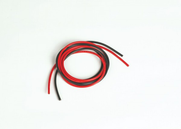Artikel Bild: R8039 Silikonkabel 2,0qmm rot+schwarz je 1m
