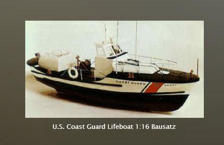 Artikel Bild: ds1203 Dumas U.S. Coast Guard Lifeboat Bausatz