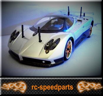 Haube Pagani Zonta Attack 200mm silber