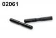02061 - Rear Lower Arm Rounded Pin B 2 Stck