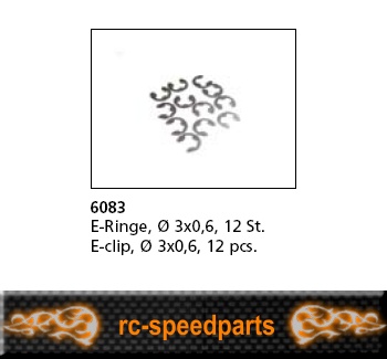 6083 - E-Ringe 3x0,6   12 Stck