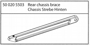 205503 - Chassis Strebe hinten