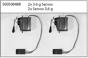 508488 - 2 x Servos 3,6g