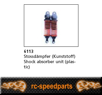 6113 - Stossdämpfer Kunststoff 2 Stck