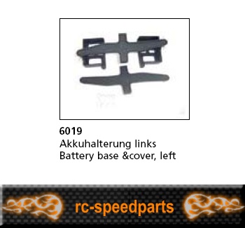 6019 - Akkuhalterung links