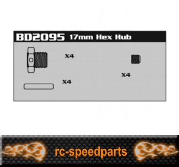 BD2095 - 17mm Hex Hub