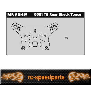 MN2042 - 6061 T6 Rear Shock Tower