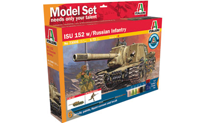 Artikel-Bild-510073005 - ISU-152 & Fig.Rus.Infantry Model Set