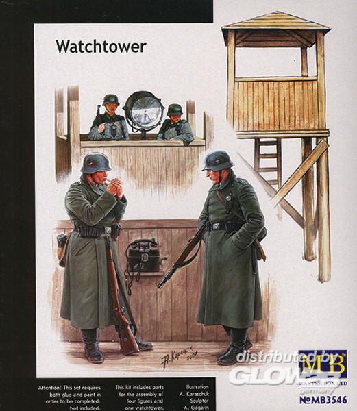 Artikel-Bild-MB3546 - Watch Tower with 4 figures