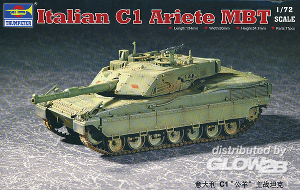 07250 - Italian C1 Ariete MBT