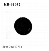 Artikel-Bild-KB-61052 - Spur Gear 77T